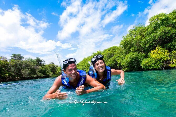 Xelha water park with transportation - Snorkeling setup: how to get better views and less hassle