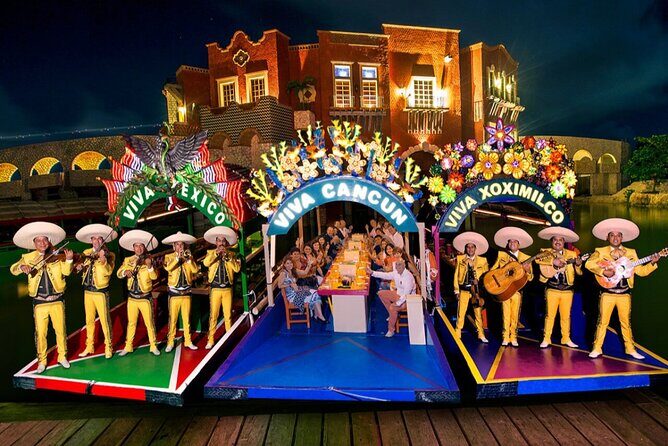 Xoximilco Tour Night Cruise from Cancun & Riviera Maya - The core event at Xoximilco: music, games, and staged fun