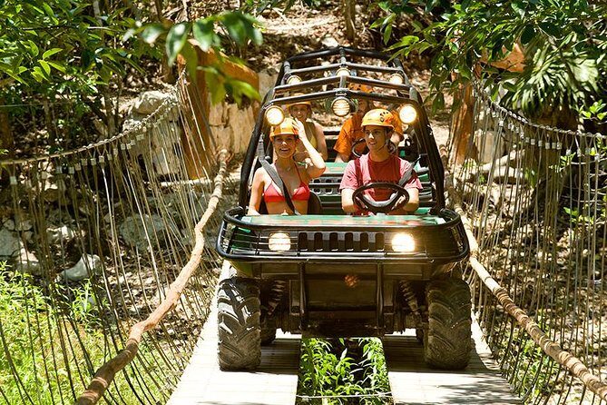 Xplor All Inclusive With Round Transportation From Cancun & Riviera Maya - Amphibious vehicle: jungle, bridges, and flooded caverns