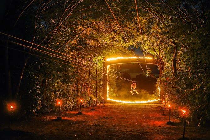 Xplor Fuego with Buffet Style Dinner and transportation - Amphibious jungle vehicle: torches, river crossings, and splashy fun