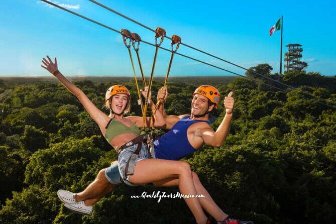 Xplor zip line park with transportation - Underground River Rafts: The Most Unique Part of the Whole Day