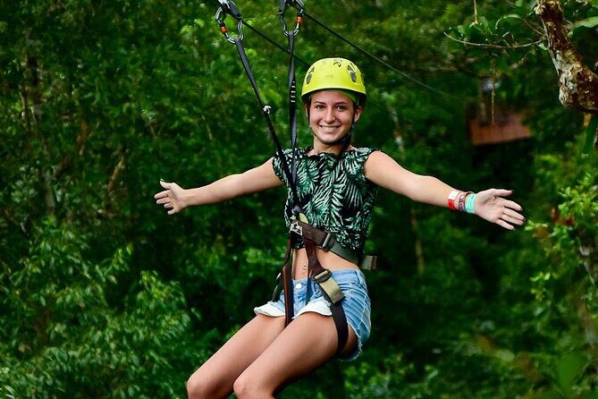 Zipline, Cenote and ATV Adventure with Pickup - Zipline circuit and hanging bridges: what to expect from the big adrenaline portion
